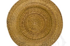 Sousplat-rattan-claro