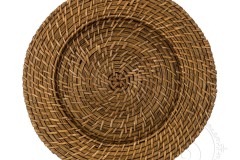 Sousplat-rattan-escuro